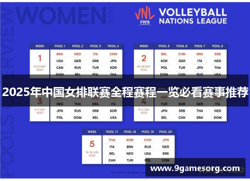 2025年中国女排联赛全程赛程一览必看赛事推荐